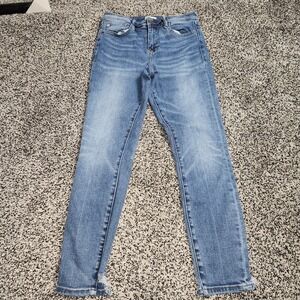 Dear John Olivia Super High Rise Skinny Jeans,Stretch Women's Sz 28 Rawhem